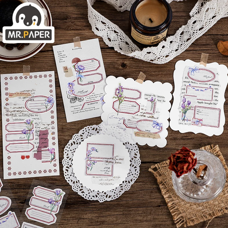 Mr. Paper 4 дизайн Infeel.Me книга Mo Chengxiang серия записываемая наклейка упаковка 6 штук