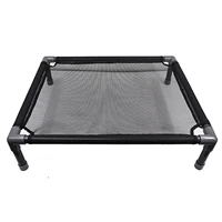 mesh cloth detachable easy install home indoor outdoor multifunction summer cooling elevated pet bed breathable for small dogs