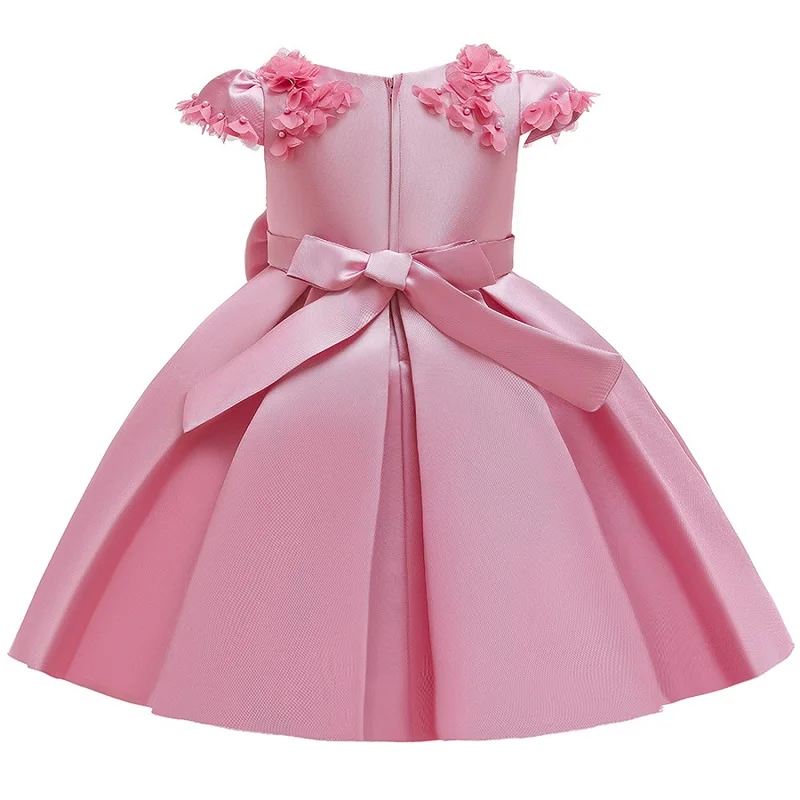 Платье с цветочной вышивкой для девочек на свадьбу вечеринку день рождения