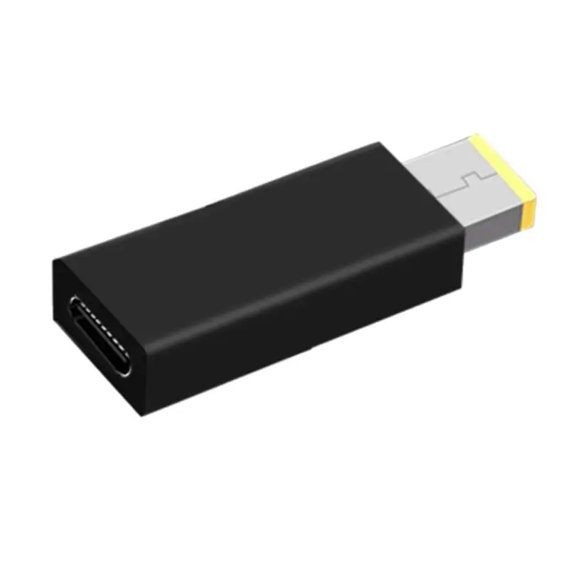 

2021 New Type-C Female to Rectangle Male USB PD Power Charger DC Power Adapter Converter for lenovo-Thinkpad Laptop