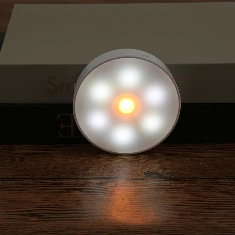 

1500mAh Motion Sensor LED Night Light USB Bedroom Wall Lamp Stairs Energysaving 3 Modes Lighting Intelligent Remote Night Light