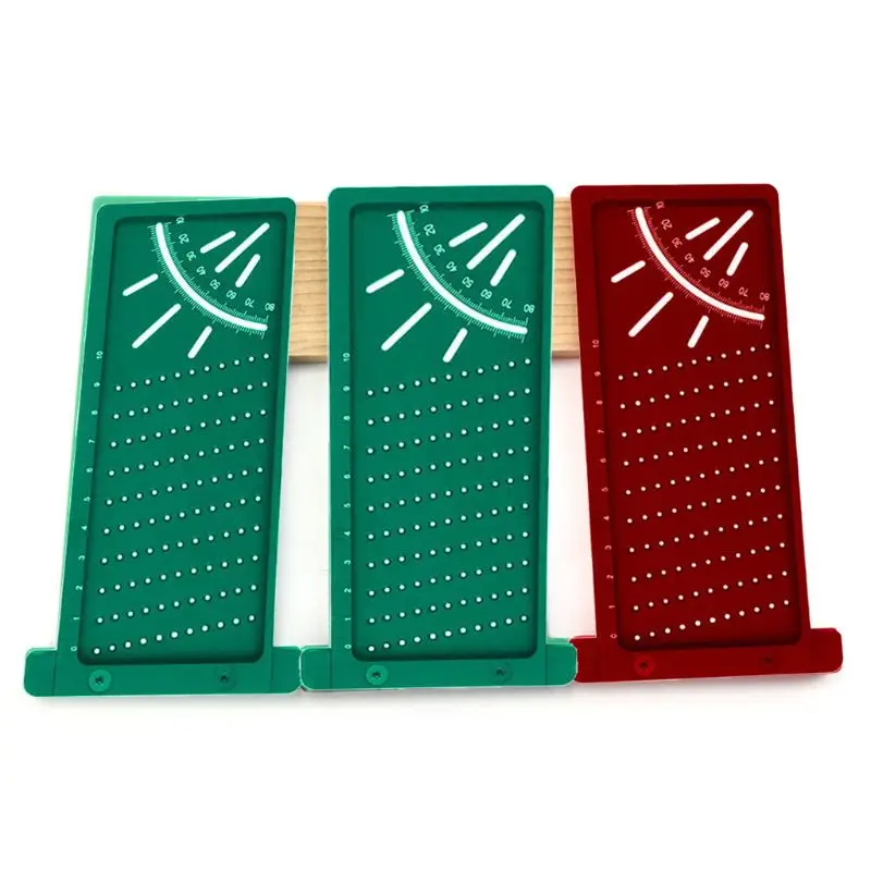 

3D Woodworking Ruler Hole Scribing Gauge Scribe T-Type Crossed Feet Crossed-out Measuring Tool