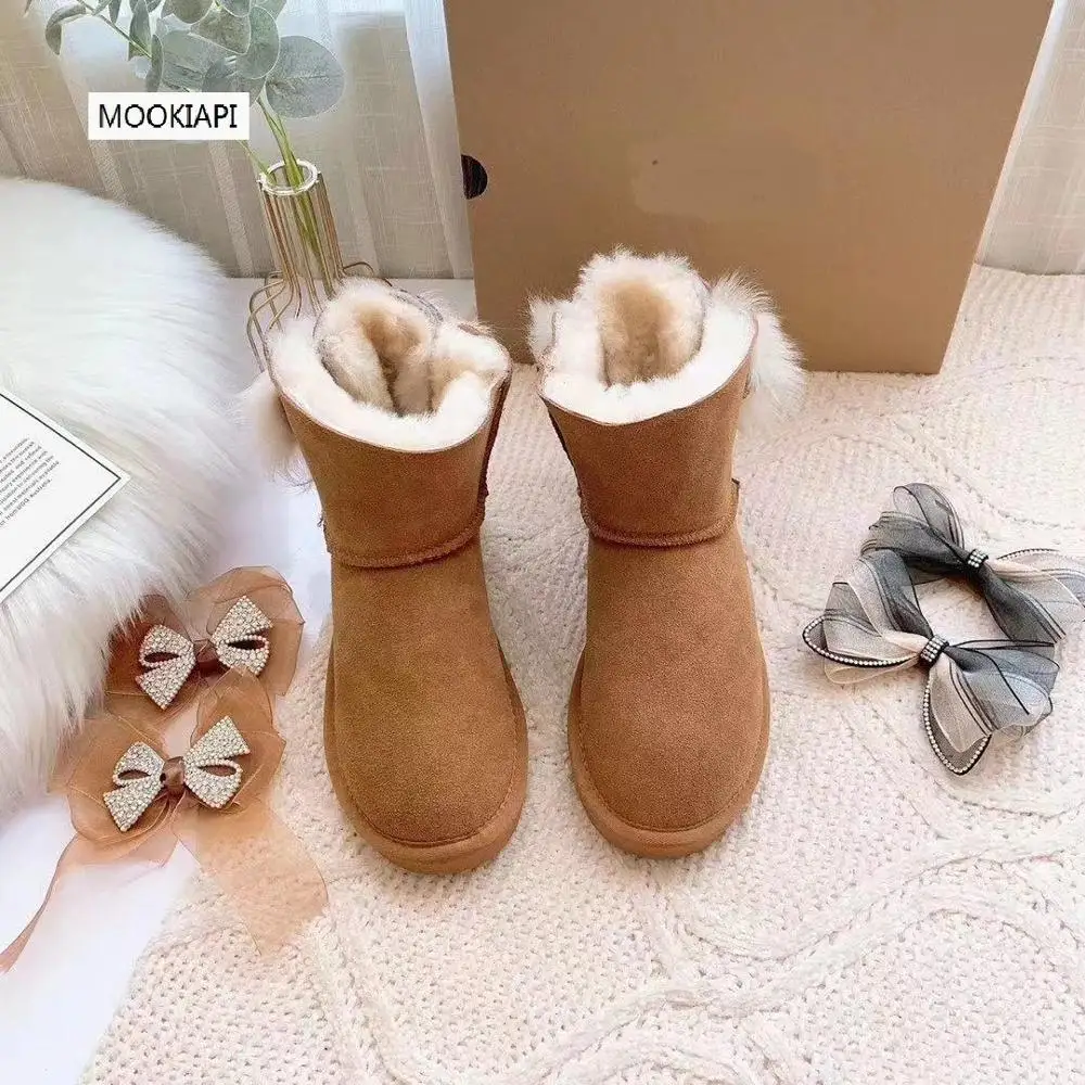 Женские зимние ботинки австралийского бренда высокого качества 2020 Натуральная