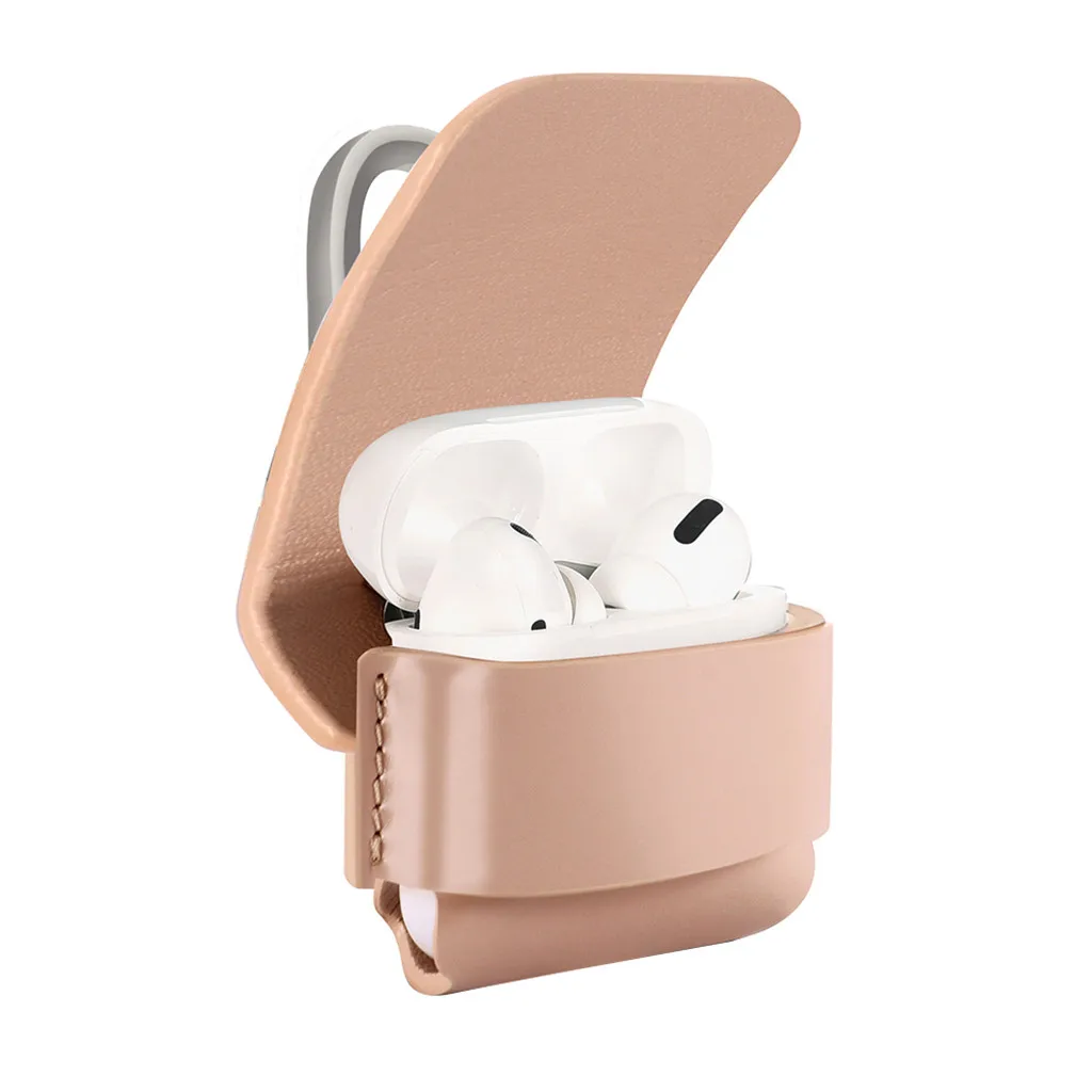 Для AirPods Pro 2019 беспроводной зарядный Чехол кожаный защитный чехол от царапин