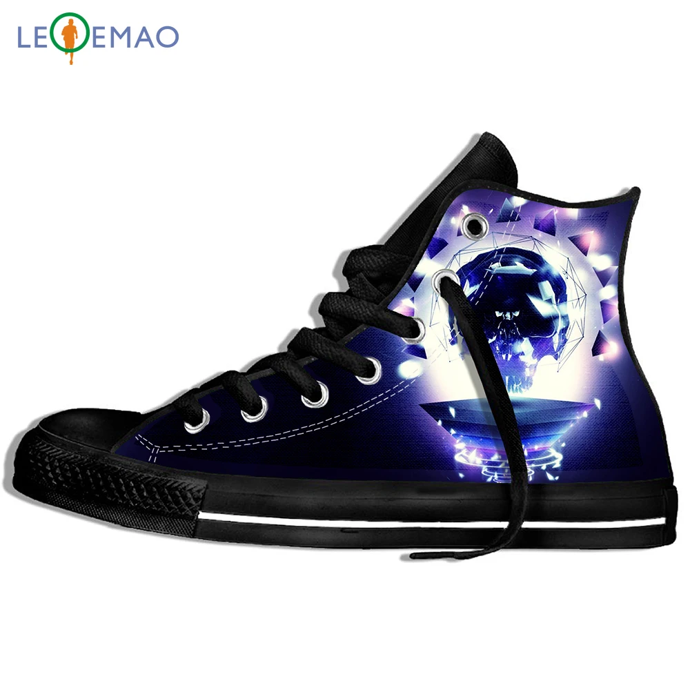 

Custom Logo Image Printing Sneakers Shoes Men's Bulb Men Men Plimsolls Able Canvas Canvas Breathable Zapatos De Mujer Outdoor