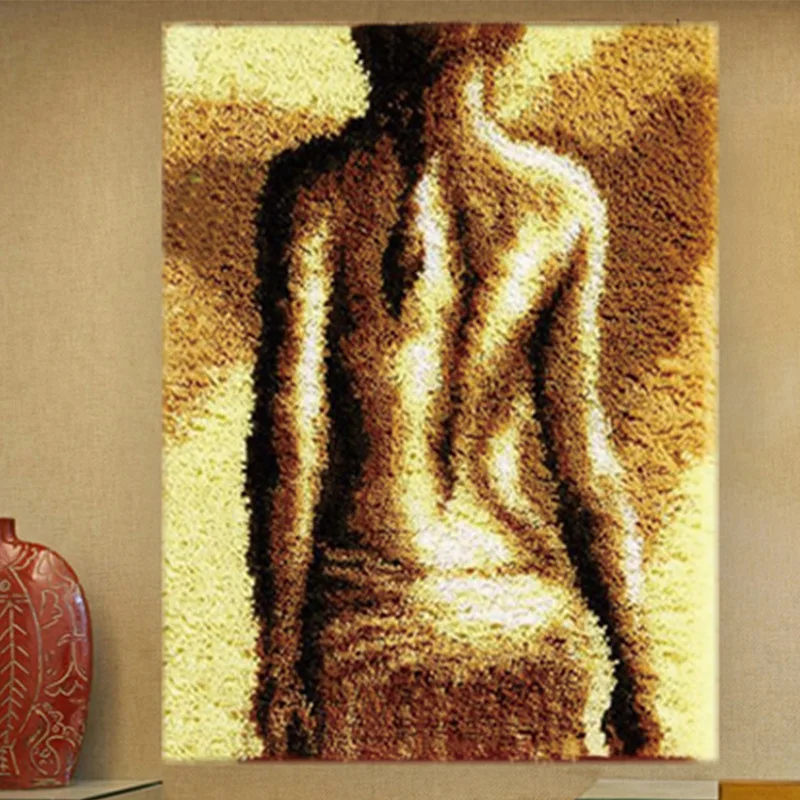 Детский коврик с крючками для девочек вязания вышивка иглой ковровых покрытий