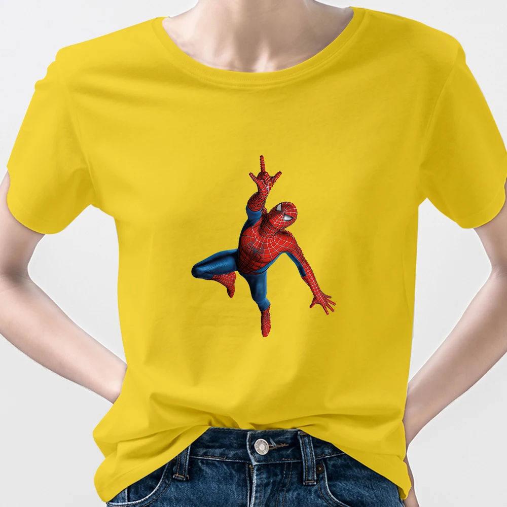 

I'm Looking for Women's Spiderman Shirt Avengers Clothes Women 90s Marvel T-Shirt Trend Fashion Fans Aesthetic Cool Funny Edgy