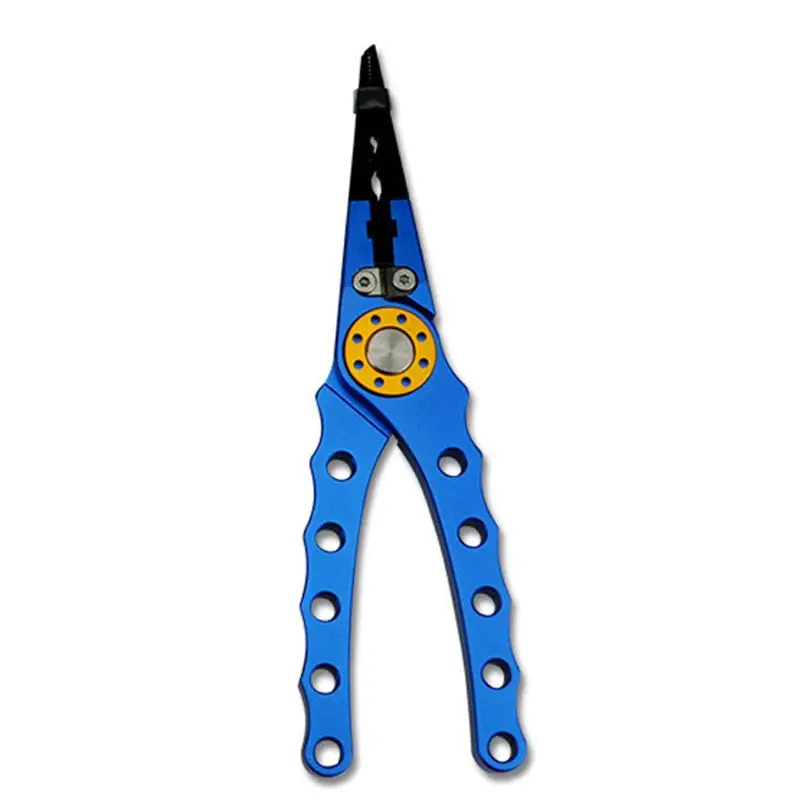 

Long Mouth Steel Fishing Line Cutter Pliers with Holder Multifunction Tools K1KD