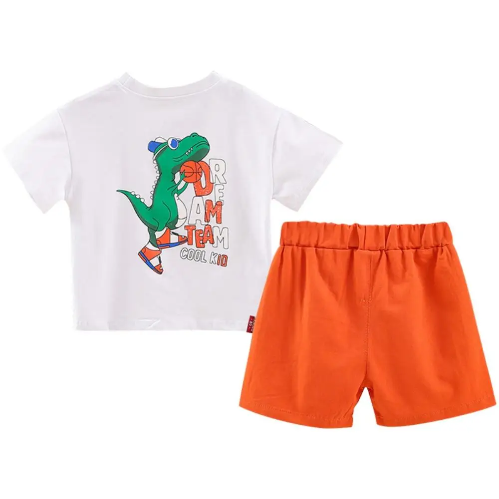 

Baby Boys Fashion Short Sleeve Cotton T-shirts+Shorts Sets