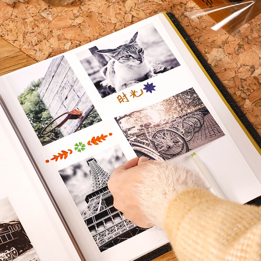 Фотоальбом ручной работы семейный Ретро фотоальбом сделай сам альбом для