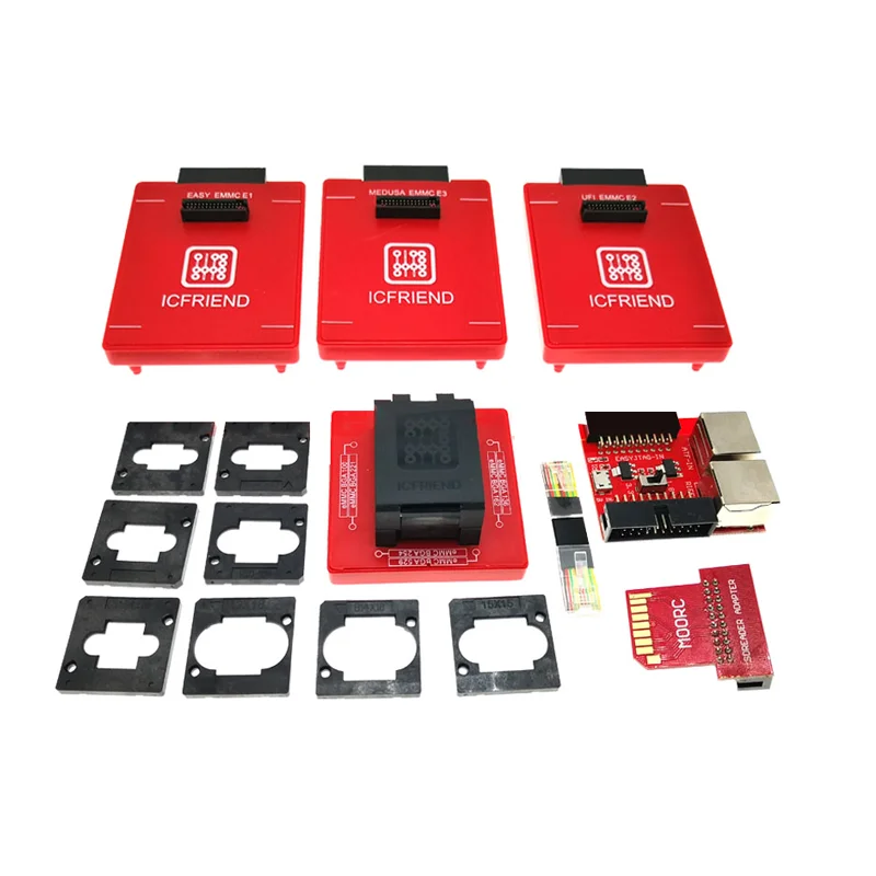 2020 Новый адаптер для разъема ICFRIEND E mate X EMMC BGA 13 в 1 поддержка BGA100/136/168/153/169/162/186/221