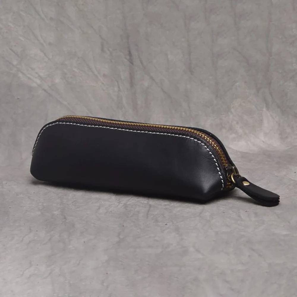 Винтажный чехол для ручки из натуральной кожи футляр карандашей в стиле ретро