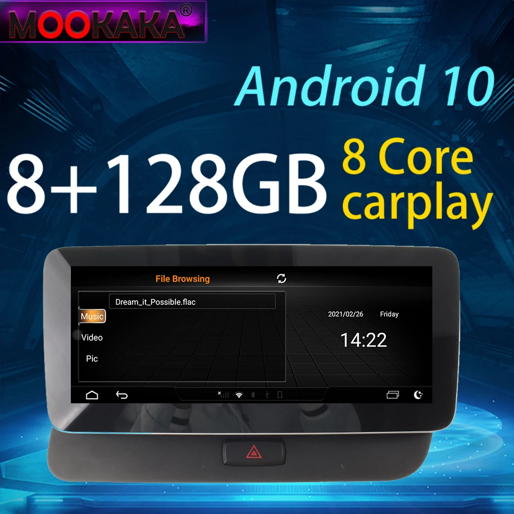 

Car Video Radio Android Radio DVD Player Audio Multimedia GPS HD Touch Screen Radio For AUDI Q5 2009-2016 8G128G 10.25inch