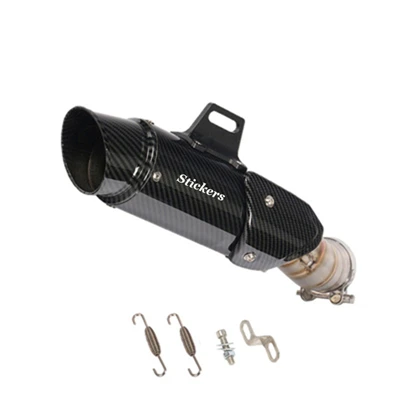 

For Z900 Slip-On For Kawasaki Z900 2017 2018 2019 2020 51Mm Motorcycle Exhaust Muffler Middle Connection Pipe With DB Killer