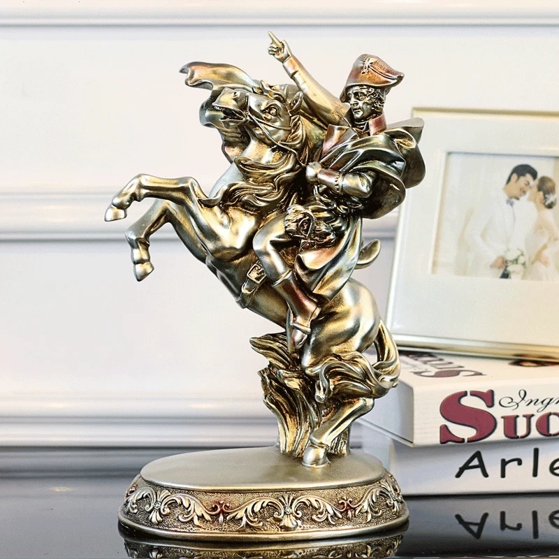 Статуэтка рыцаря Наполеона в европейском стиле статуэтка из смолы украшение для