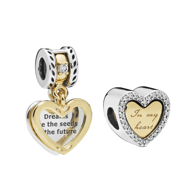 Бесплатная доставка семена будущего и в моем сердце сплит болтающиеся Подвески