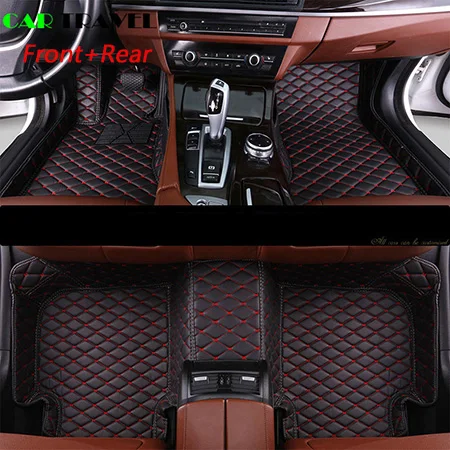 Black Кож специальные автомобильный коврик для Mazda все модели mazda 3, 5, 6, 8 лет, CX-5 CX-7 MX-5 CX-9 CX-4 atenza стайлинга автомобилей, автомобильные аксессуары - Название цвета: Black