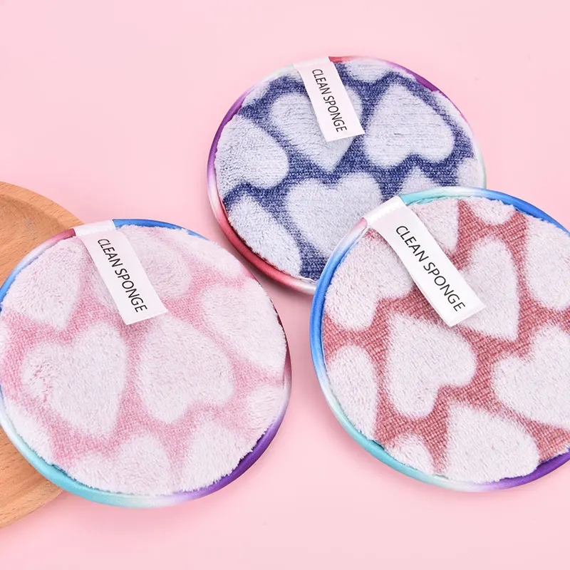 

1pcs 12cm Reusable Makeup Remover Face Cleansing Towel Microfiber Double Layer Cleansing Wipe Tools 2022 New
