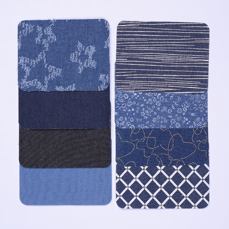 Бесплатная доставка 8 шт. джинсы с железными нашивками одежда для