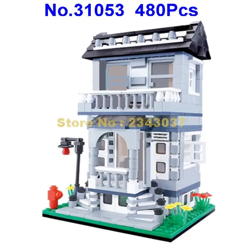 480pcs villa house racing car building block 3 Toy | Игрушки и хобби