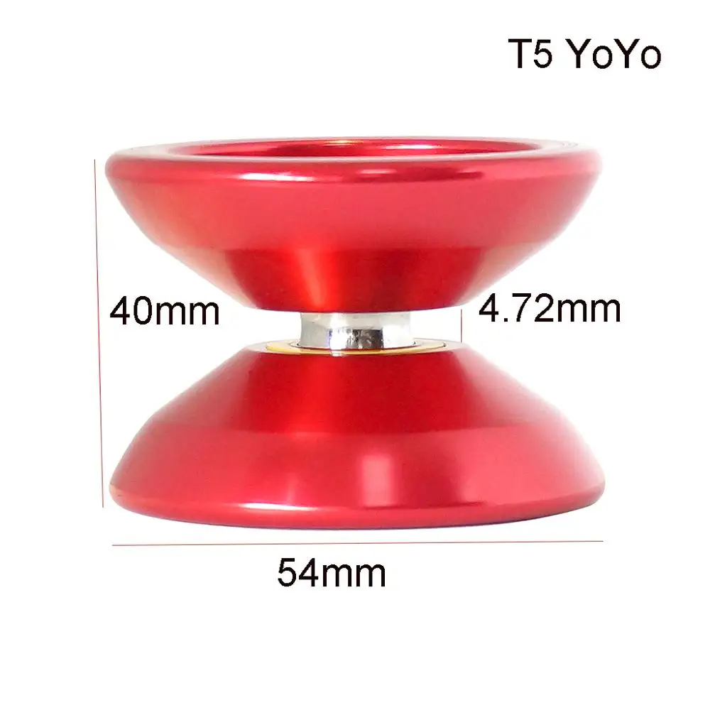 MAGICYOYO T5 алюминиевого сплава металла Yoyo D54mm Ширина 40 мм 8 шариковый подшипник с
