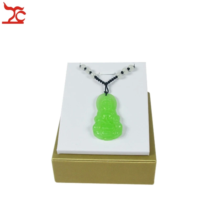 Высокое качество ювелирных изделий дисплей держатель мода золото и белый PU кулон