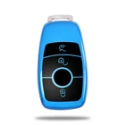 Новинка чехол для автомобильного ключа из ТПУ для Mercedes Benz 2017 E класс W213 2018 S класс Новинка SLC SLK КЛАСС E E200 E260 E300 E320 набор автомобильных ключей