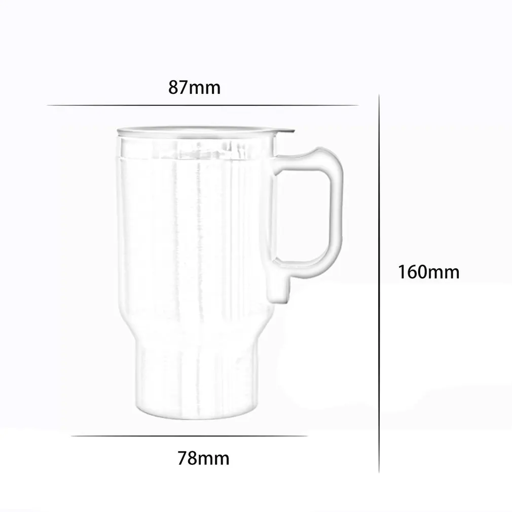 

Vehicle Heating Cup 12V 500ML Travel Trip Stainless Steel Car Heating Cup Kettle Hot Water Pot Stainless Steel Large Capacity