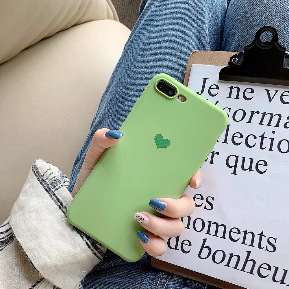 Мягкий ТПУ силиконовый чехол ярких цветов с сердечками для Xiaomi mi 9 8 SE A1 A2 Lite Red 6 6A