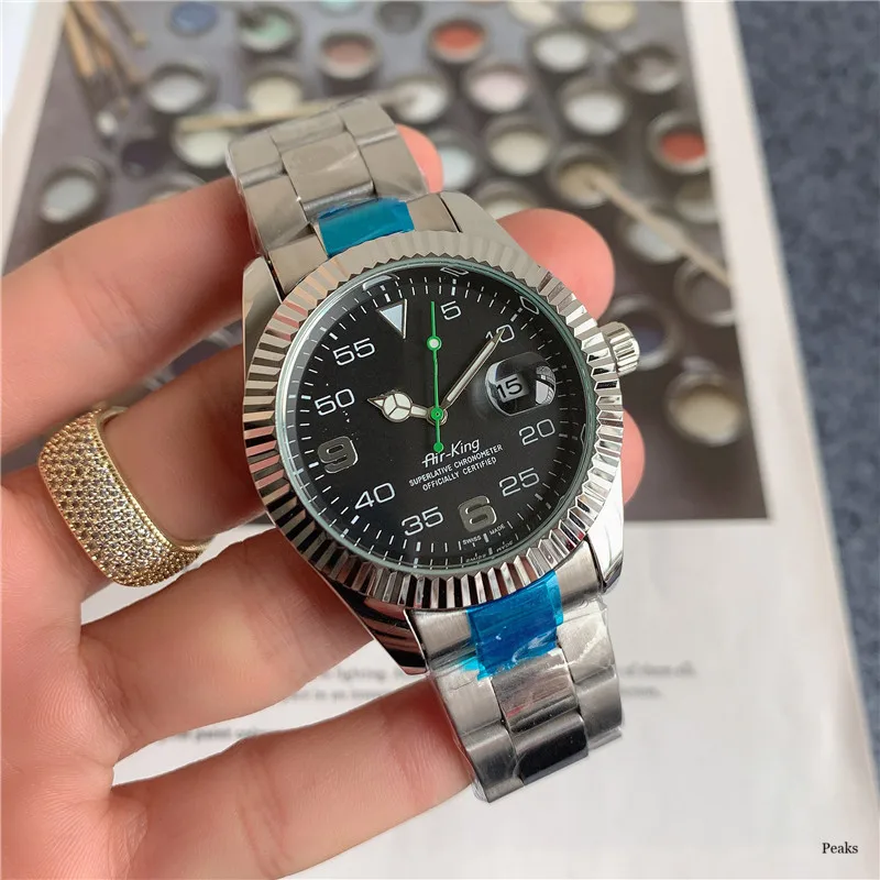 

Men's Watch RX Logo Top Luxury Brand Automatic Watch Fashion Business Designer Quartz Watch Clock Relojes Para Hombre New 2021