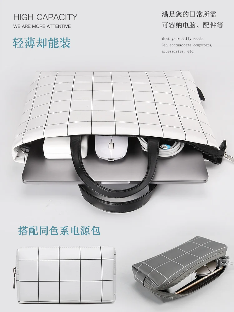 Notebook Handbag Laptop Bag 15.6-Inch Portable Laptop Bag Portable Crossbody Dual-Use bags for women  bag for women