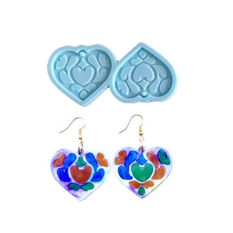 Серьги из серии сделай сам на День святого Валентина любовь ангел силиконовая