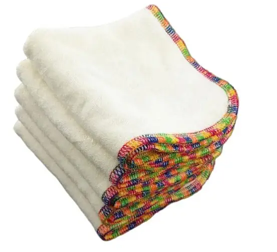 WASHING CLOTH Bamboo Baby Wipes, Washable Reusable Saliva Towel Wipes 200pcs Cloth Wipes