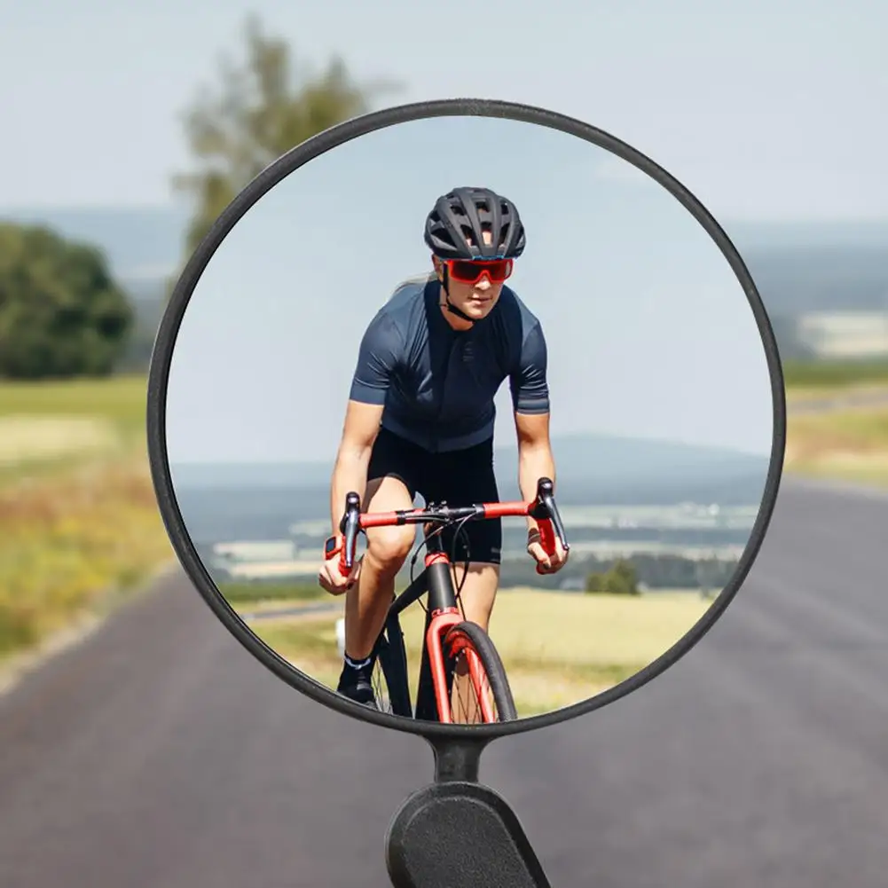 

Bicycle Rearview Handlebar Mirrors Cycling Rear View MTB Bike Silicone Handle Rearview Mirror