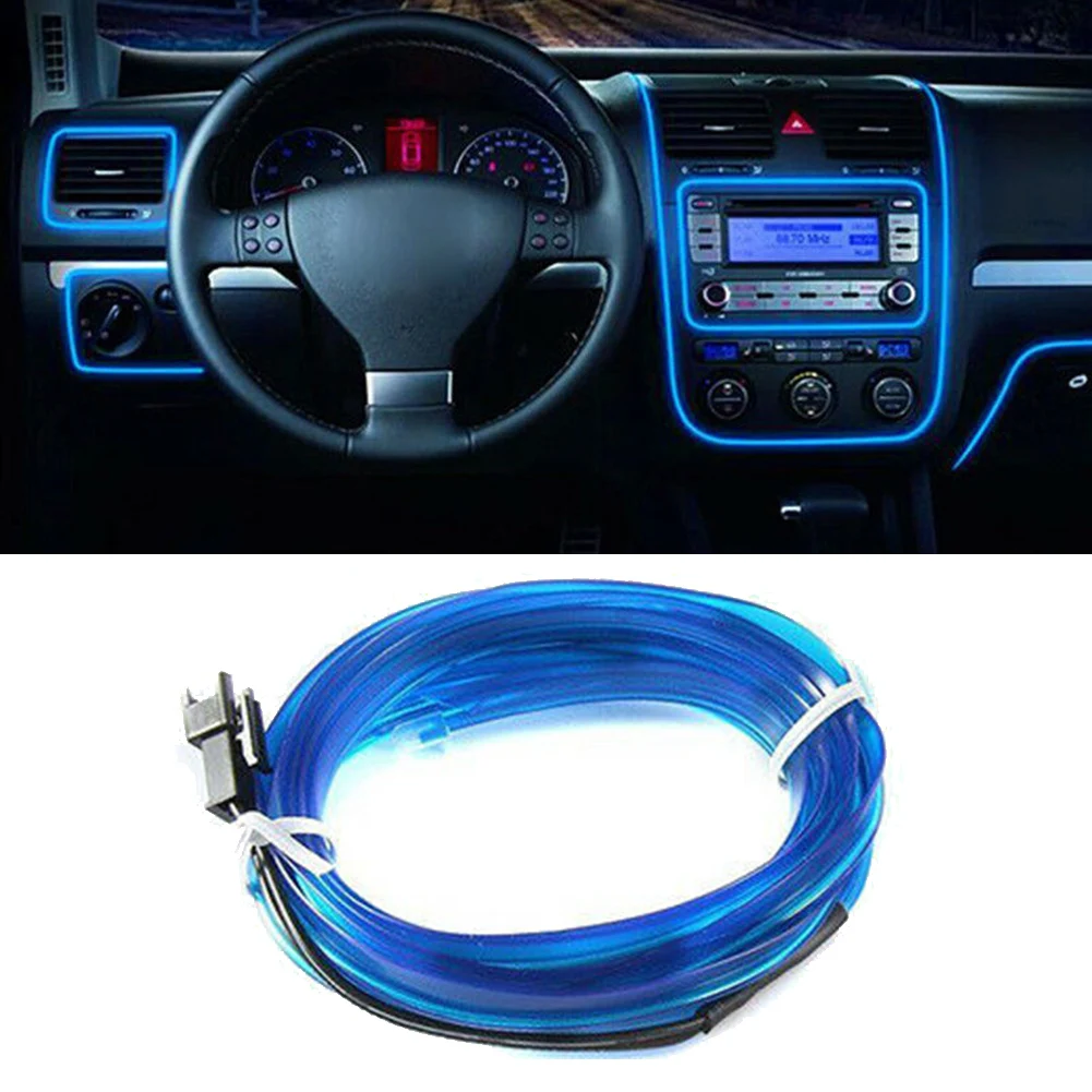 

Low power Light Cold Strip 12V DC 5mm LED EL Wire Atmosphere Glow Neon
