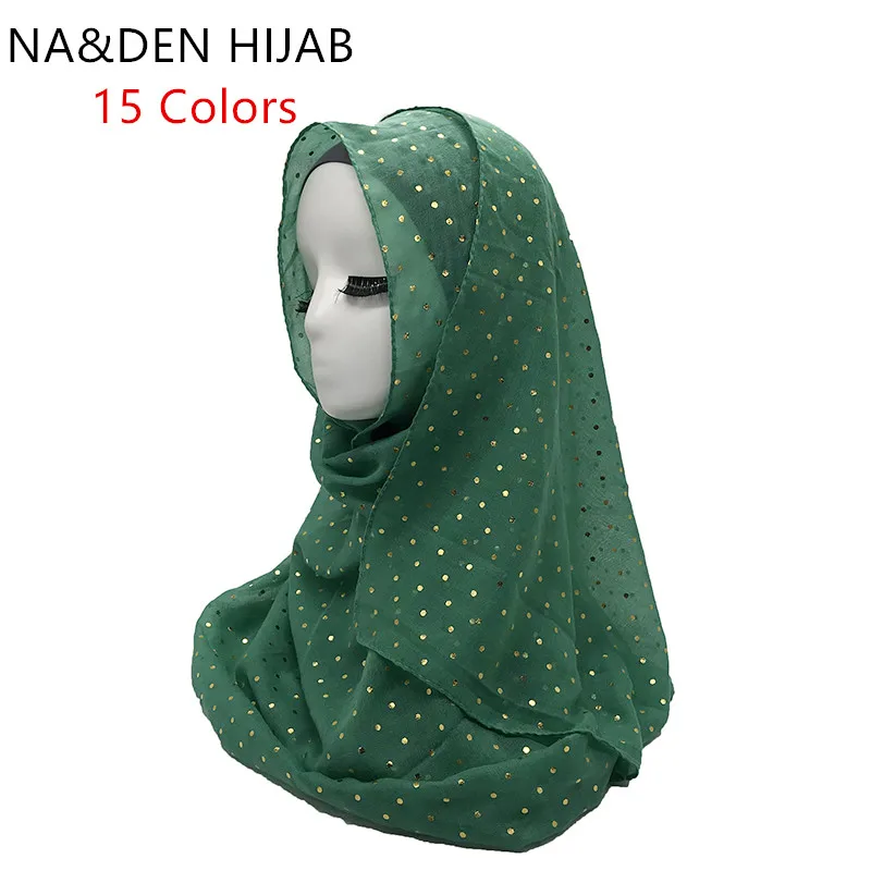 

10pcs/lot Islamic bandana Ladies wraps Solid plain shalws Long head muffler Women popular scarves Hot rhinestone Muslim hijab