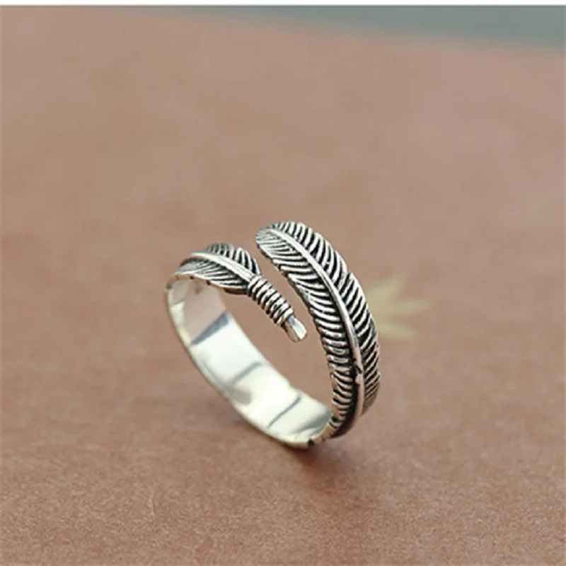 

Fashion Jewelry，Leaves lovers ring