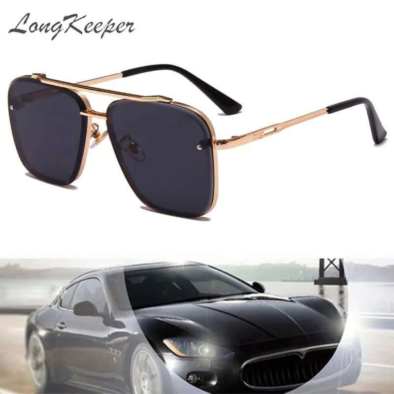 

Классические негабаритные металлические солнцезащитные очки-авиаторы Для мужчин Для женщин Для мужчин двойные балки Одна деталь градиент...