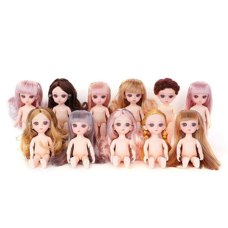 Силиконовые куклы на все тело 16 см игрушки имитация маленькая кукла пудинг