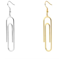 safety pin dangle earrings stainless steel charm tassel drop earring for women men