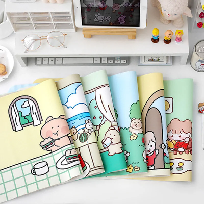 

2022 Large Japanese Cute Mouse Pad Waterproof Desktop Oil-proof Non-slip Desk Mat Kawaii Gaming Accessories Students Writing Pad