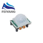 Пироэлектрический инфракрасный датчик движения, регулируемый ИК-модуль, 10 шт., HC-SR501 SR505 SR602