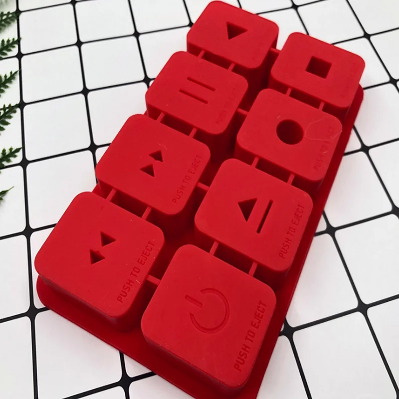 Форма для льда в форме пуговицы силиконовая форма эпоксидной смолы аксессуары