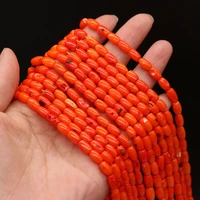 natural stone coral beads loose spacer bead for jewelry making diy trendy women necklace bracelet accessories