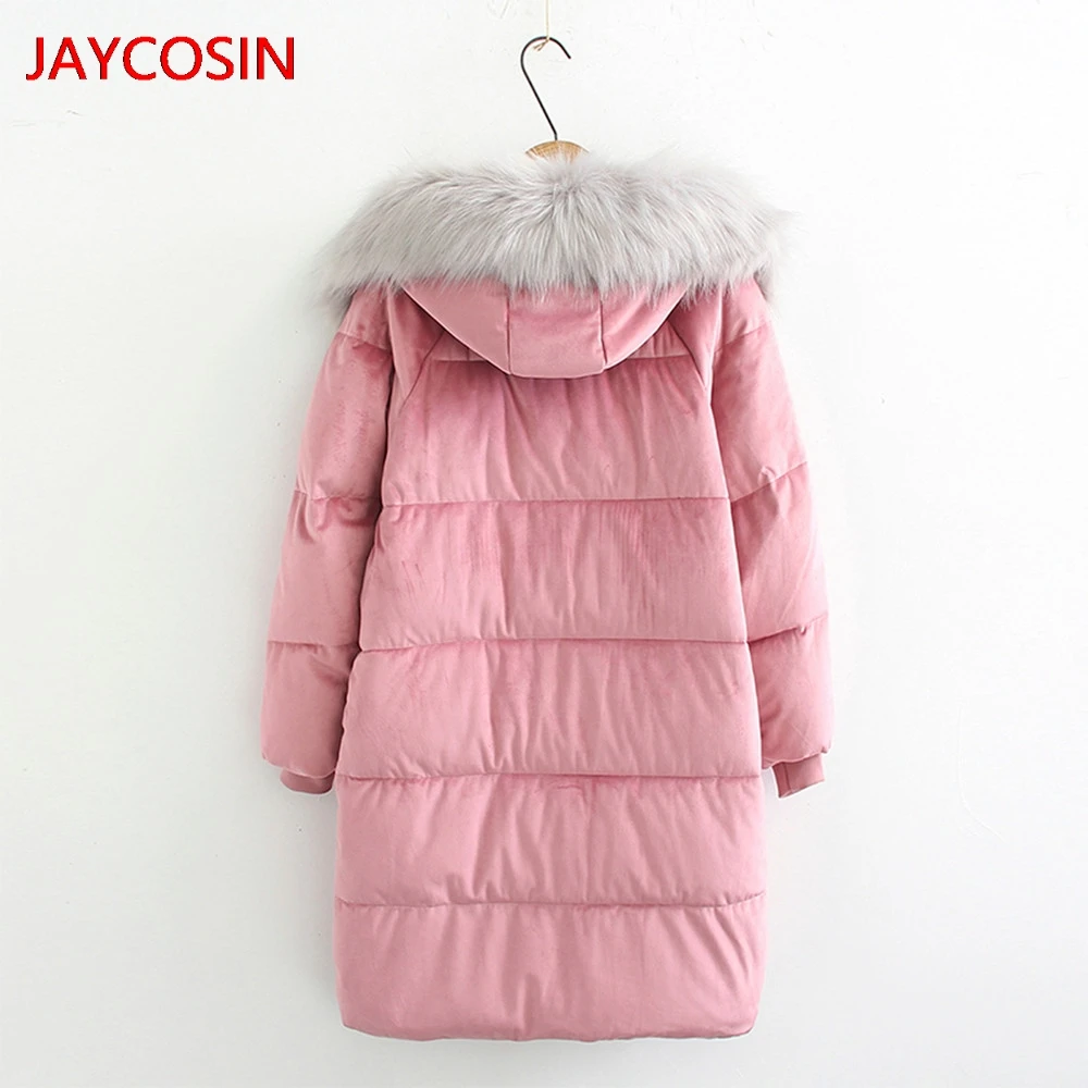 Женские парки JAYCOSIN зимняя куртка с хлопковой подкладкой и принтом большие