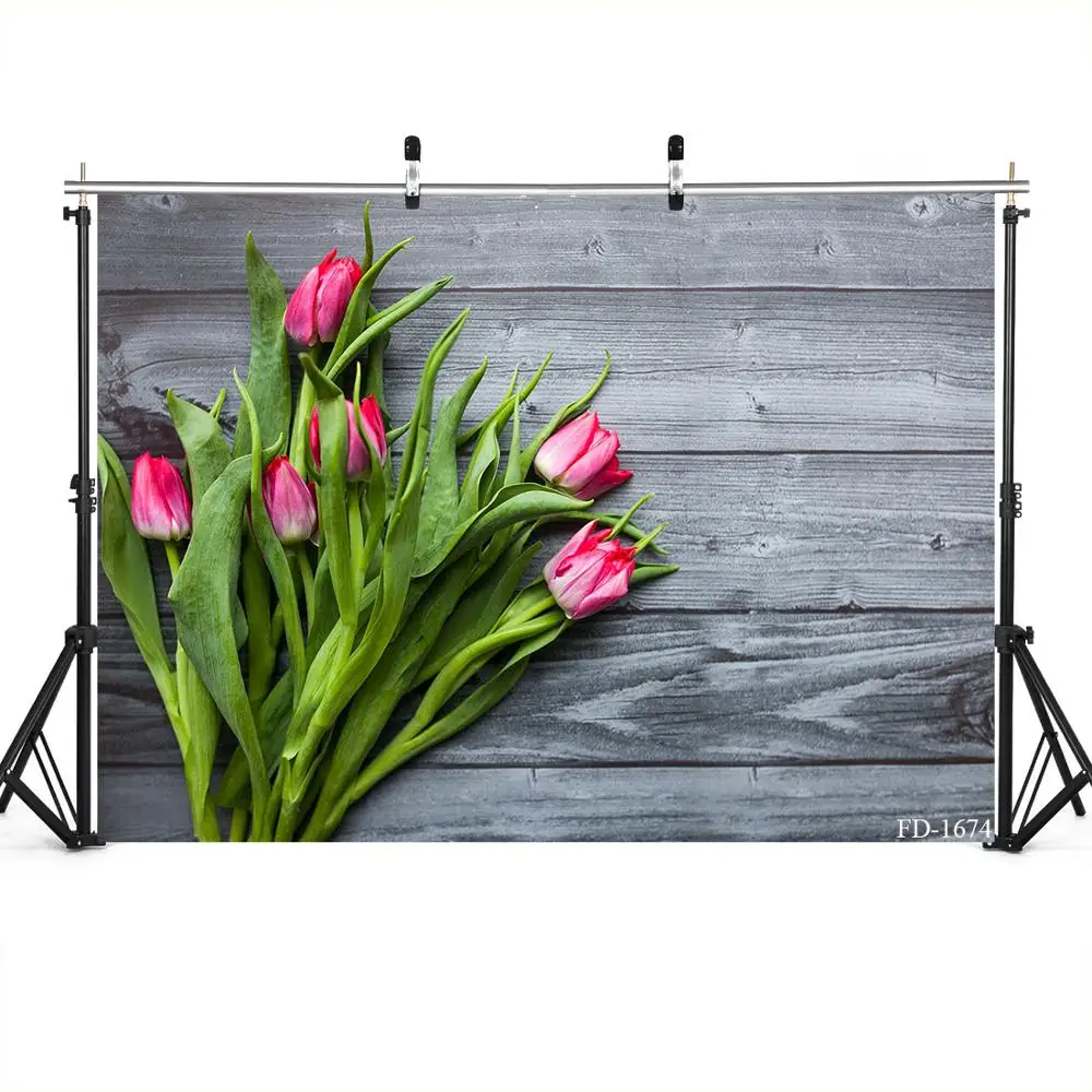 Фон для студийной фотосъемки с изображением цветов и торта | Электроника