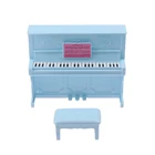 1:12 миниатюрный кукольный домик, рояль с стулом, модель музыкального инструмента, аксессуары для кукольного домика, домашний декор, мебель, игрушка, подарки