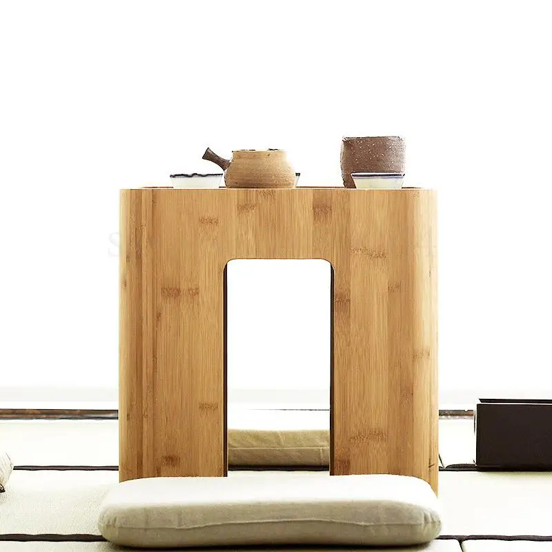Оригинальный дизайн бамбуковая мебель татами повседневный Маленький журнальный