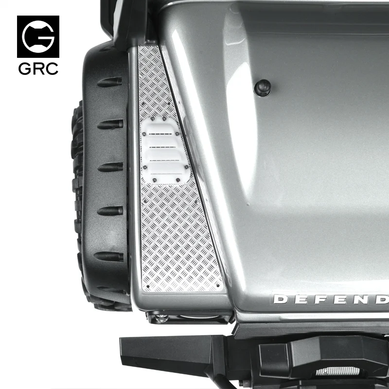 Металлическая защитная накладка на капот GRC trx4 defender из нержавеющей стали для