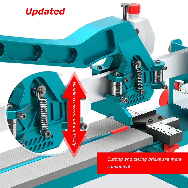 Обновленная ручная машина для резки керамической плитки толкатель резак